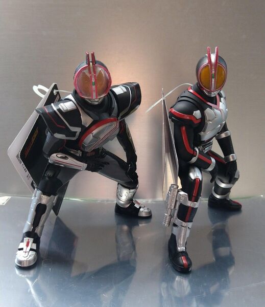 「仮面ライダーファイズ&ネクストファイズソフビ2個セット タグ付き」 SOFVI SCULPTURE STUDIO【未使用保管品】
