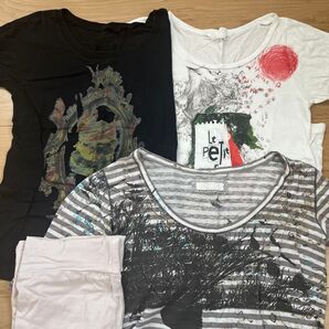 And A 3着+チューブトップ Tシャツ 五分丈 サイズ38 Mサイズ