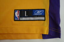 32S　ロサンゼルスレイカーズLos Angeles LakersコービーブライアントNBA #8 Reebok製ゲームジャージ【L】_画像5