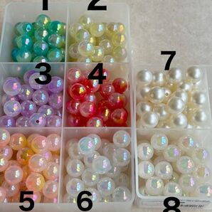 16ミリアクリルビーズ 一粒30円