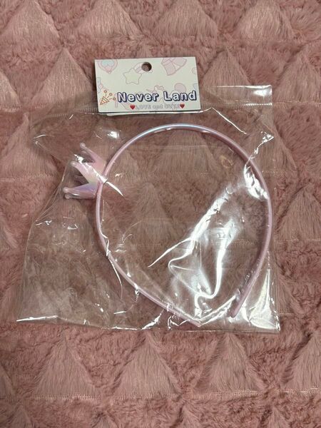 新品 キッズ王冠カチューシャ おまけ付