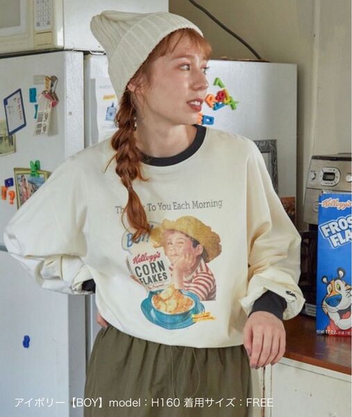 ケロッグ長袖ロングTシャツ 新品未使用