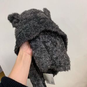 新品未使用 mmts マミタス NEW!猫耳モコモコマフラー BEAMS