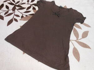 ♪1606　140㎝　コムサ　半袖Tシャツ　ブラウン
