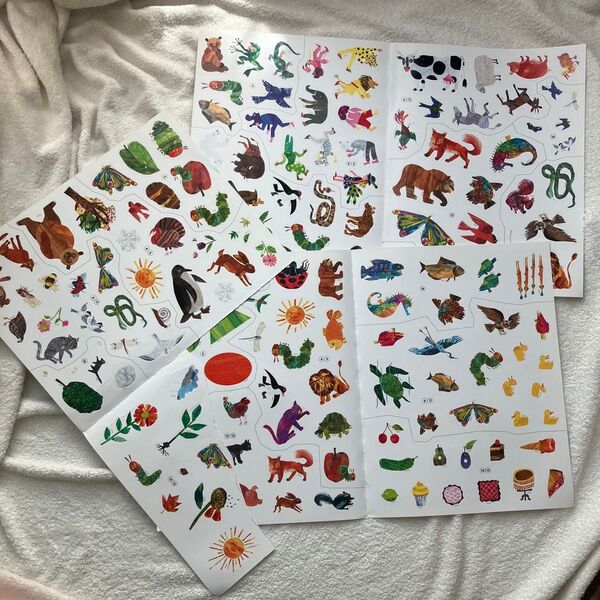 はらぺこあおむし シール おおきめ ERIC CARLE エリック・カール ステッカー