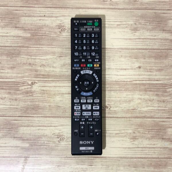 SONY ブルーレイディスクレコーダー用リモコン RMT-B007J