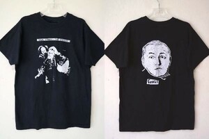 美品！ USA製 80's THE THREE STOOGES ビンテージ 三ばか大将 Tシャツ コメディ 黒 ブラック US- L サイズ / Old Hanes ボディ