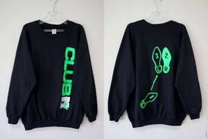 オフィシャル品 MTV 1989年 メンズ ビンテージ スウェット 黒 USA製 CLUB //プリント 80s90s トレーナー Tシャツ ビーバス ＆ バットヘッド