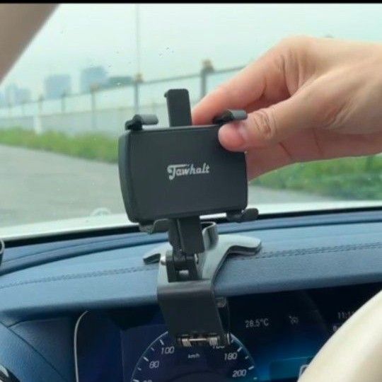 スマホ車載ホルダー クリップ式 カーマウント ダッシュボード・デスクにも適用 スマホスタンド 着脱簡単