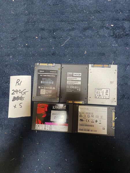 SSD 240g x5個