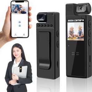 1.3インチ液晶画面 ビデオカメラ WiFi搭載 ボディカメラ SULUWU ウ