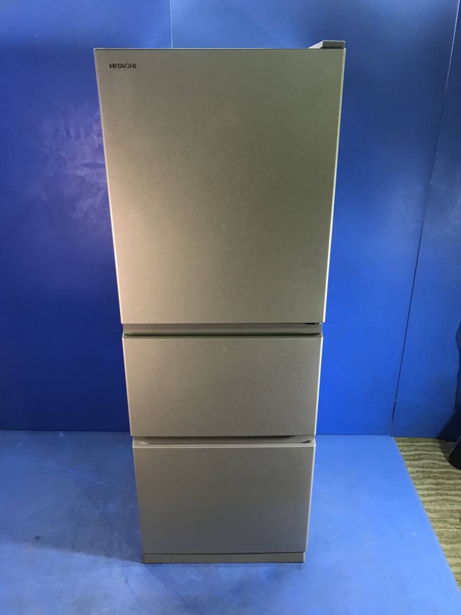 正常動作品】HITACHI 3ドア冷蔵庫 R-S2700GV 265L クリスタル 正常動作品】HITACHI 3ドア冷蔵庫 R-S2700GV 265L クリスタル