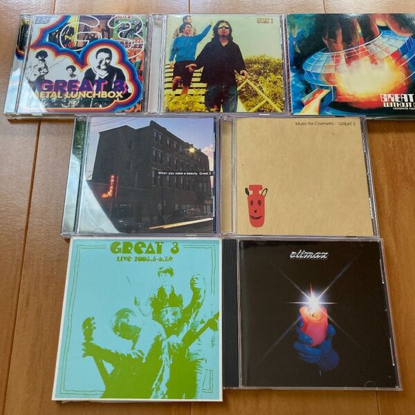 GREAT3 CD 7枚セット まとめ売り