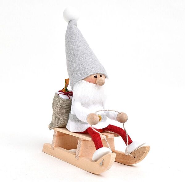 【新品】ノルディカニッセ そりに乗るサンタ サイレントナイト