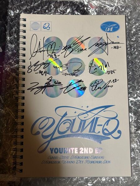 YOUNITE 2ND EPメンバーサイン入り (サインの為開封済済み商品になります)