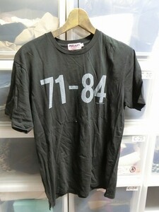 PEEL & LIFT 71-84 プリント Tシャツ L ブラック #PL17-MASST003 ピールアンドリフト