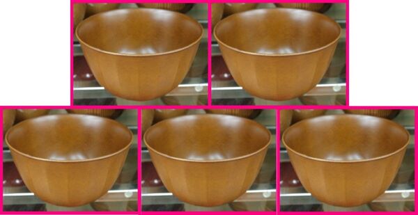 【送料無料:会津塗:5個:日本製】★お椀 漆器 「羽反鎬椀:茶系」 No10-6766★電子レンジ・食器洗浄機対応 食器 椀