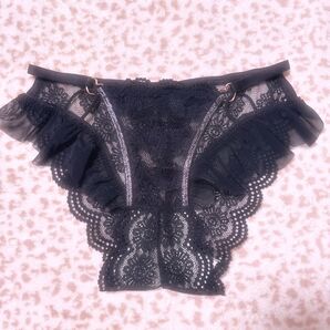 透け感 黒レース 豪華デザインショーツ 勝負下着 パンティ 女装 男性OK