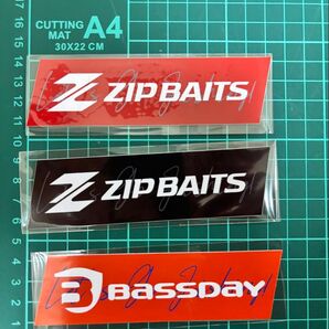 ZIPBAITS BASSDAY ステッカー 3枚セット