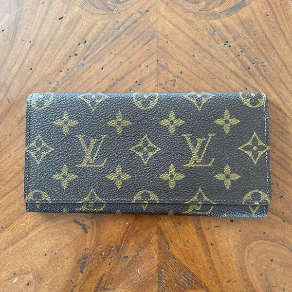 美品「LOUIS VUITTON」ルイヴィトン/モノグラム/長財布(札入れ)/ブラウン