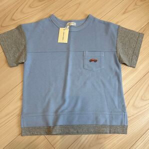 センスオブワンダー半袖Tシャツ ライトブルー 車の刺繍 未使用