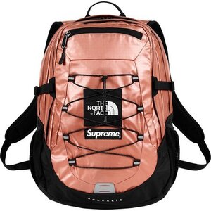 Supreme × The North Face 18SS Week7 Metallic Borealis Backpack Rose Gold オンライン国内正規納品書タグ付 シュプリーム バックパック