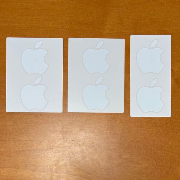 アップル Apple 純正 りんご ロゴ ステッカー 6枚セット