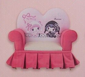マイメロディ クロミ 月夜のメロクロソファー型 ジュエリーボックス ピンク