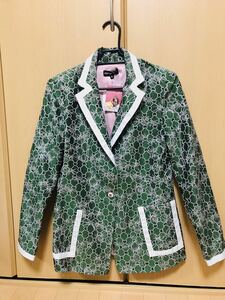 オシャレ＊新品タグ付 sister jane ジャガード ブレザー Blazer in Heart palm Jacquard シスタージェーン グリーン トップス ジャケット