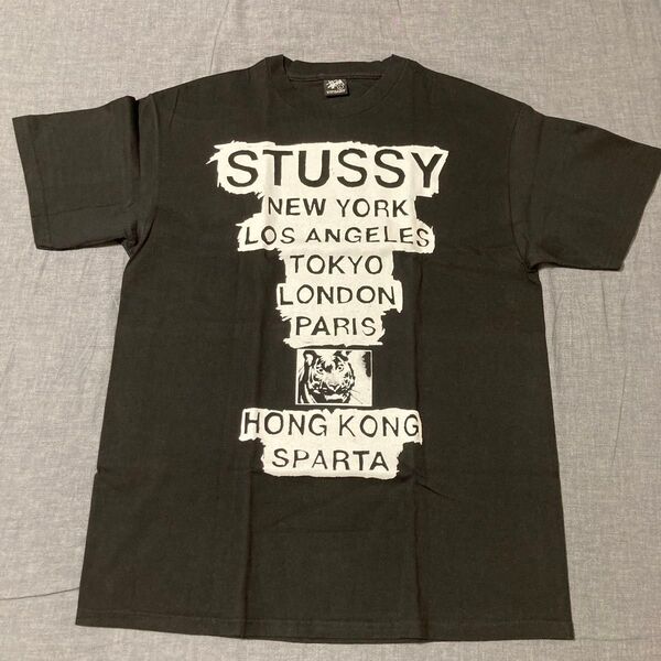【未使用品】STUSSY x KOSTAS ワールドツアーtee 黒 L