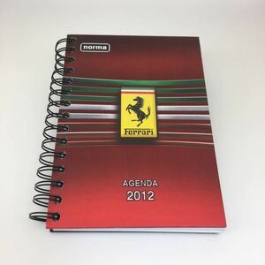 norma agenda 2012 ferrari ☆ フェラーリ 599 GTOポスター付き 日程帳 訳有り未使用品 ☆ レア 希少！