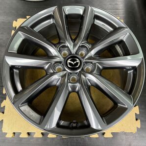 新車外し マツダ3ファストバック 純正ホイール1本 グレーメタリック塗装 18インチ7J+45 PCD114.3-5H N