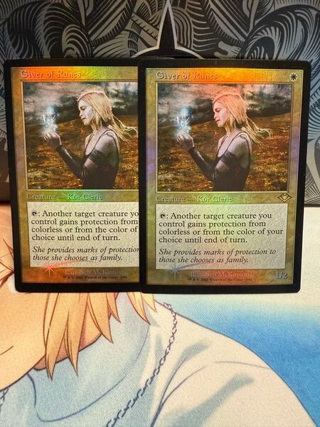 MTG ルーンの与え手 英旧枠foil 2枚