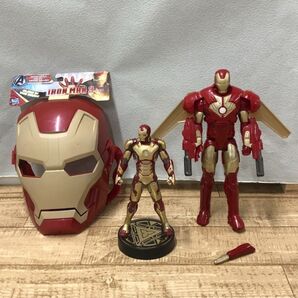 IRON MAN アイアンマン グッズまとめ売り(フィギュア/マスク) 中古品