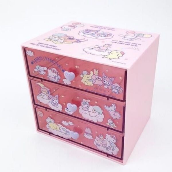 サンリオ 小物入れ 引き出し チェスト キキララ ハローキティ SANRIO