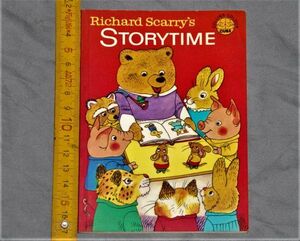 q3060】Richard Scarry　storytime　リチャード・スカリー　ストーリータイム　1976年 児童書、絵本 洋書