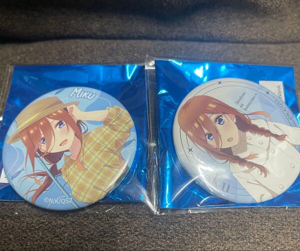 五等分の花嫁 三玖 FIVE Memories トレーディング缶バッジセット きゃらっとくじmini