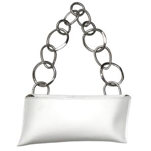 VENCZEL SSENSE Exclusive White Serial Chain Bag ヴェンツェル バッグ カバン 本革