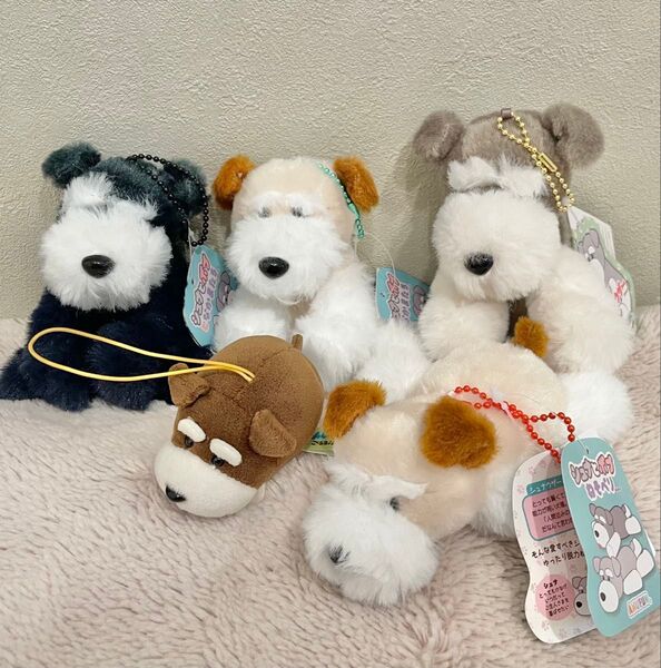 【新品タグ付き】くったりシュナウザー ファイン&シュナとボブ 5点セット