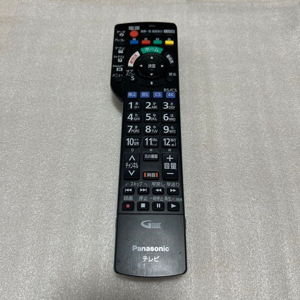 Panasonic リモコン N2QBYB000052 TVリモコン 信号確認済 美品