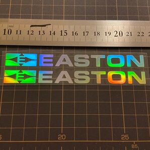 イーストン easton 2枚 プリズム ステッカー レインボー 転写 シール