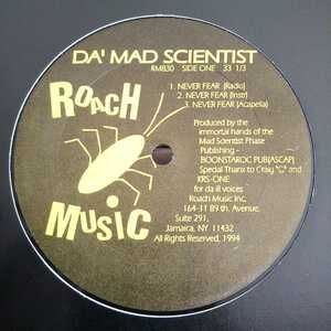 DA' MAD SCIENTIST / NEVER FEAR / MAINTAIN /アングラ/ブーンバップ/90'S HIP HOP/90年代ヒップホップ