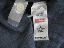 Topman トップマン　フラップポケットシャツ　　Sサイズ　　　_画像4