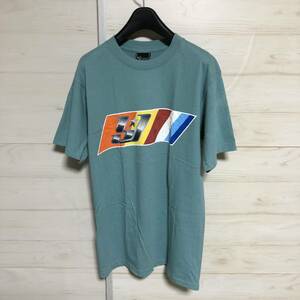 90年代 USA製 yaga Tシャツ 緑系 M 洗濯のみ未使用品 管理B689