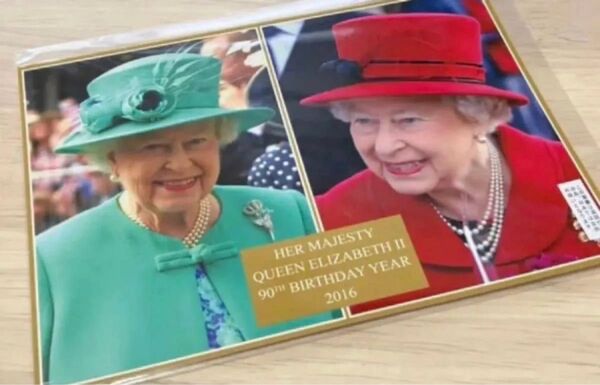 英国 エリザベス女王 90歳記念 ポストカード