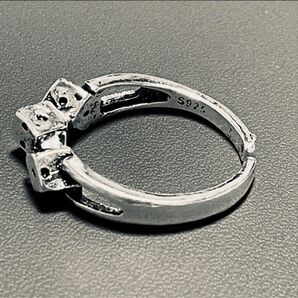 ダイス リング silver925 指輪 メンズ フリーサイズ オープン リング 指輪 シルバー系 シルバー アクセサリー