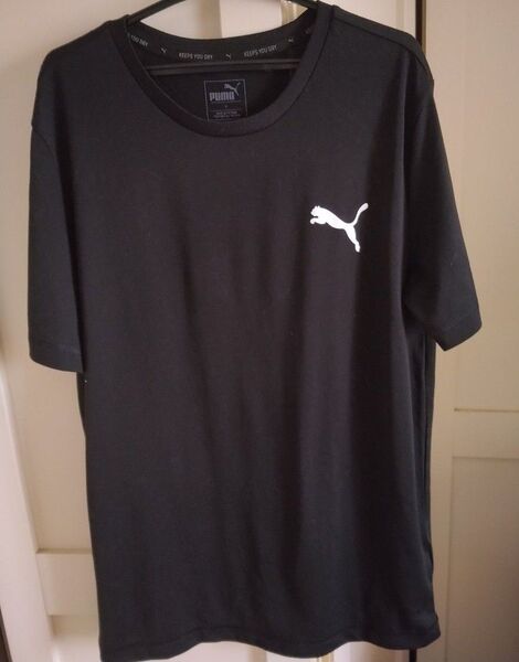 PUMA 半袖シャツ ブラック S