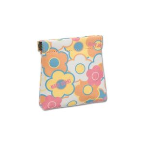 MARY QUANT カラーエッジラインデイジーバネクチポーチ(ホワイト)