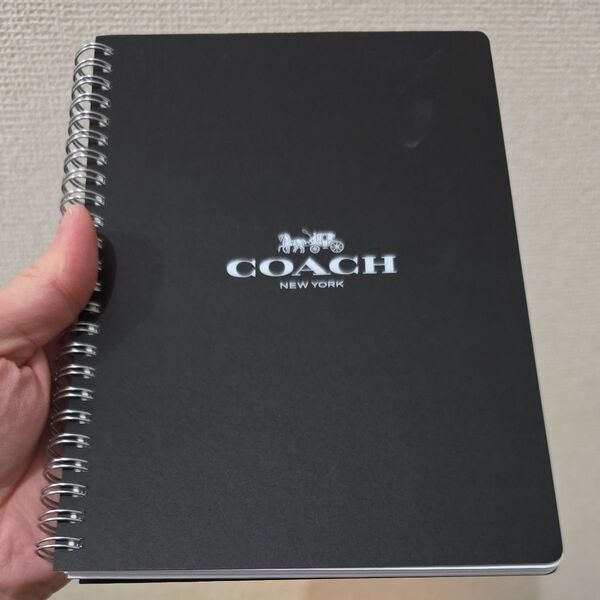 コーチ coach A5 リングノート カバーはなし、ノートのみ
