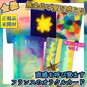 ★金縁★海外人気デッキ!抽象的な絵柄のカードと対話する美しいオラクルカード